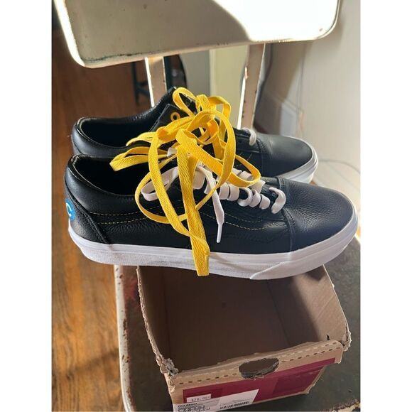 Vans Old Skool NYC Black Leather RARE - Picture 7 of 8